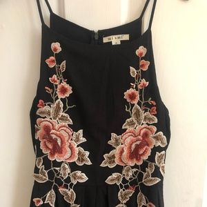 FRANCESCA'S | Floral Maxi Romper